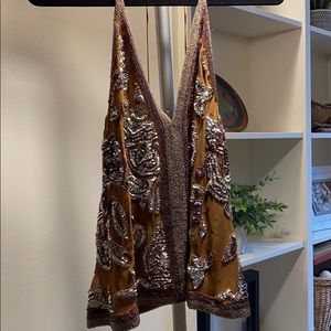 Free people completely beaded tank top